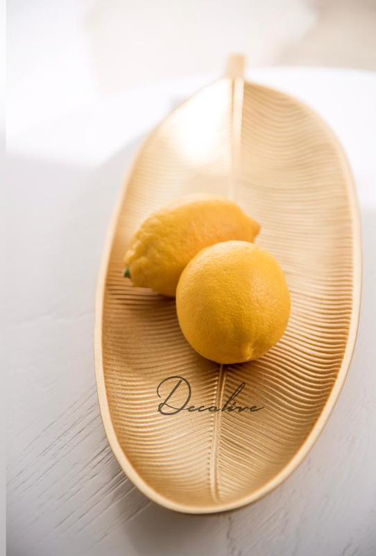 ظرف پذيرايي وارداتي چوبي طرح برگ