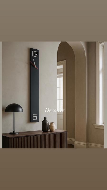 ساعت دیواری مستطیل مینیمال