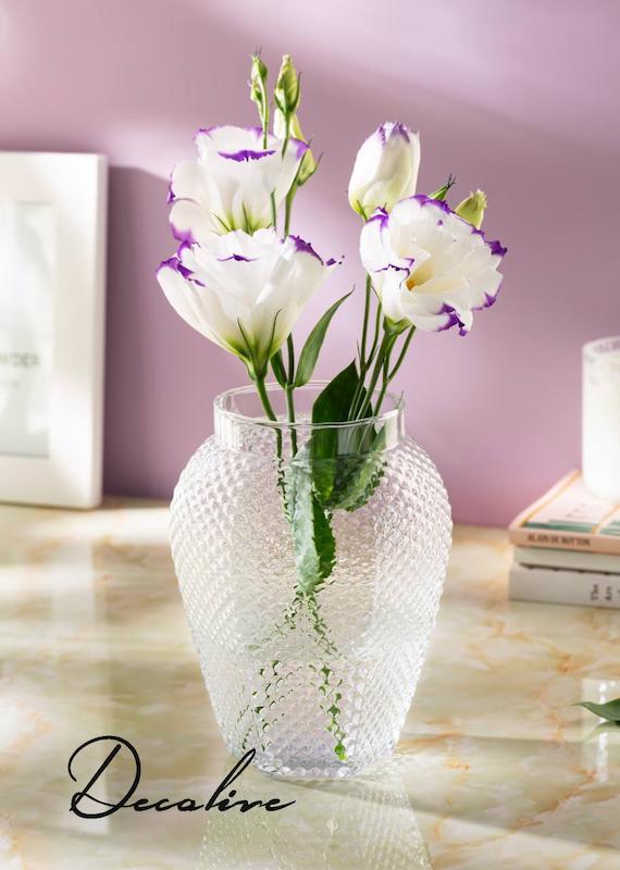 گلدان خمره اي بلور