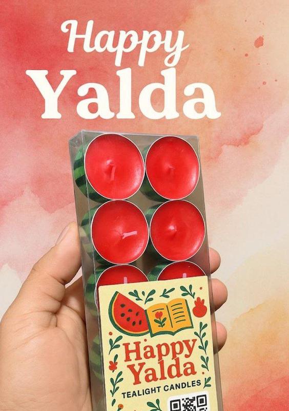 شمع وارمری یلدا