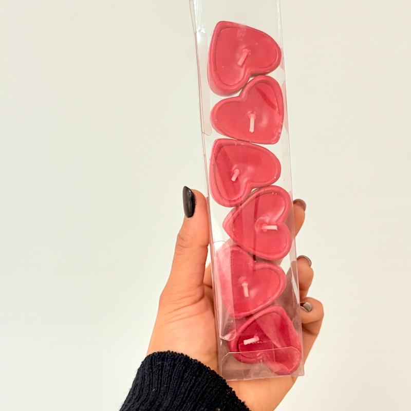 شمع قلب ولنتاینی