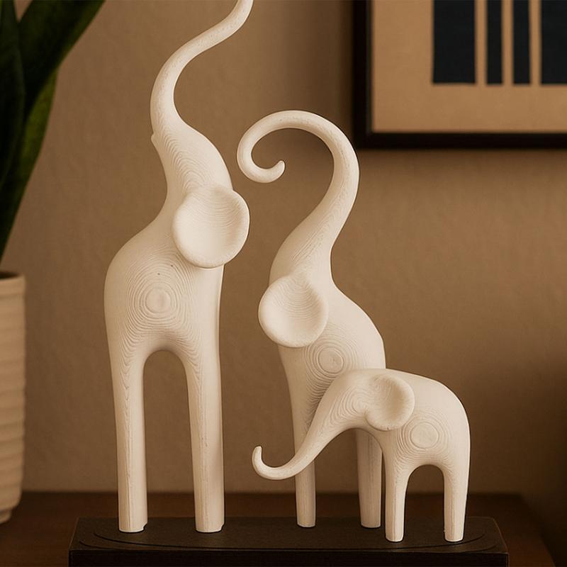 دکوری مینیمال خانواده فیل