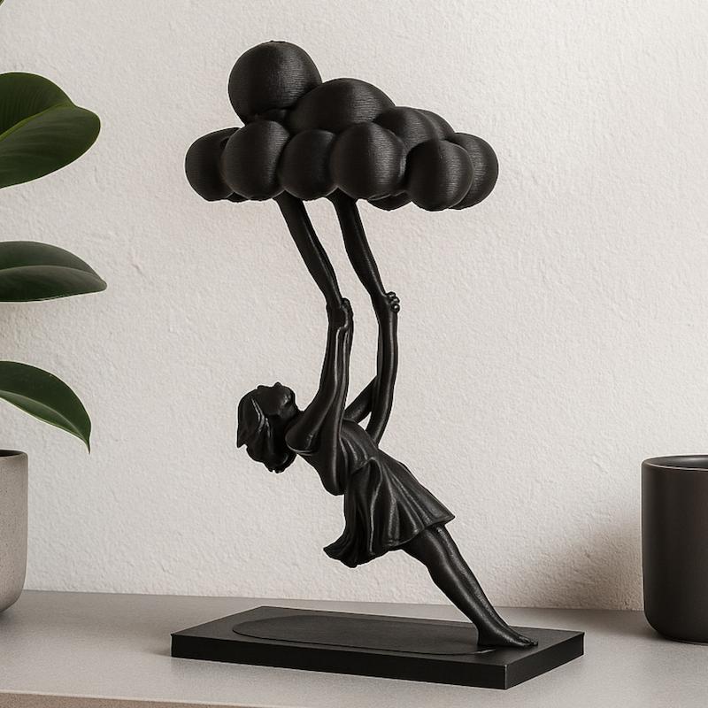 مجسمه دکوری رویا پرداز ابری