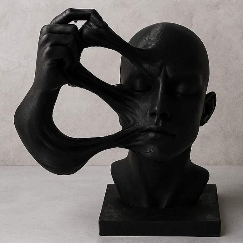 مجسمه دکوری تکه ای از ادراک