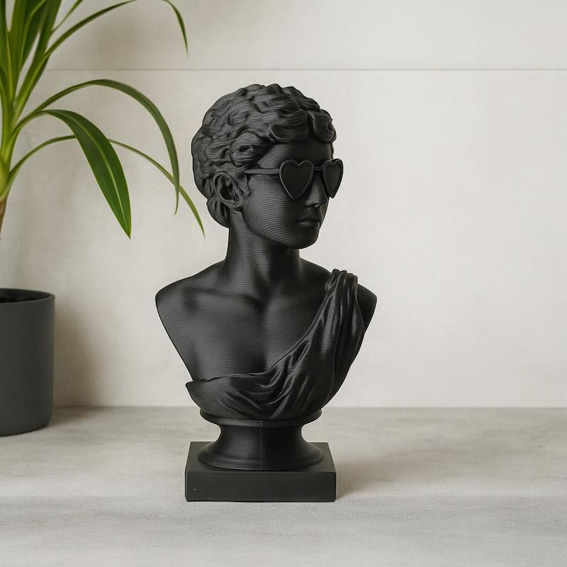 مجسمه دکوری نیم تنه رومی