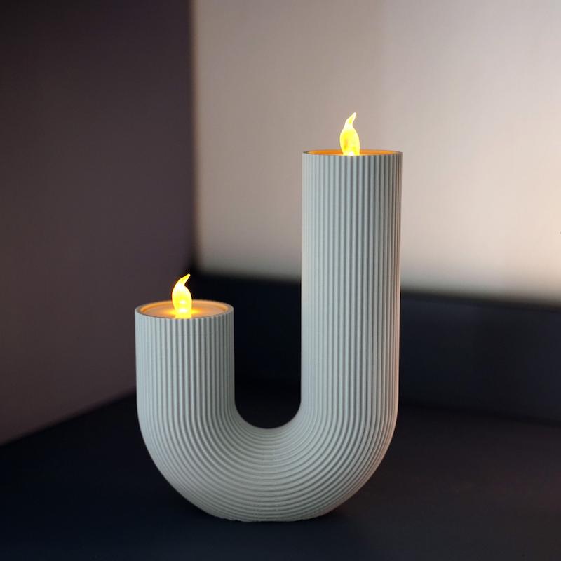 جاشمعی وارمر دکوراتیو با طراحی جی شکل