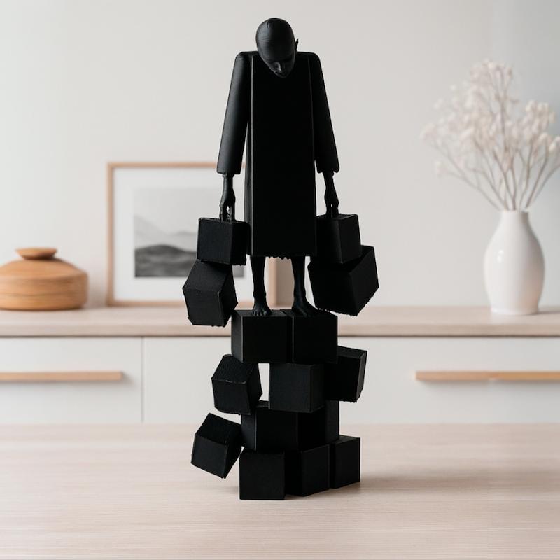 مجسمه دکوری بارهای درونی