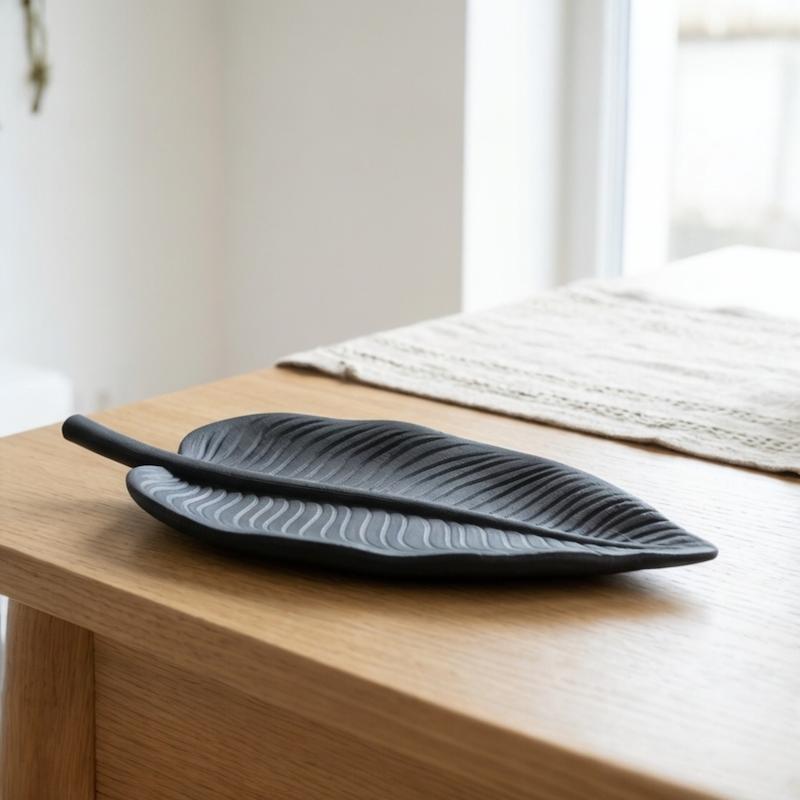 سینی دکوراتیو طرح برگ