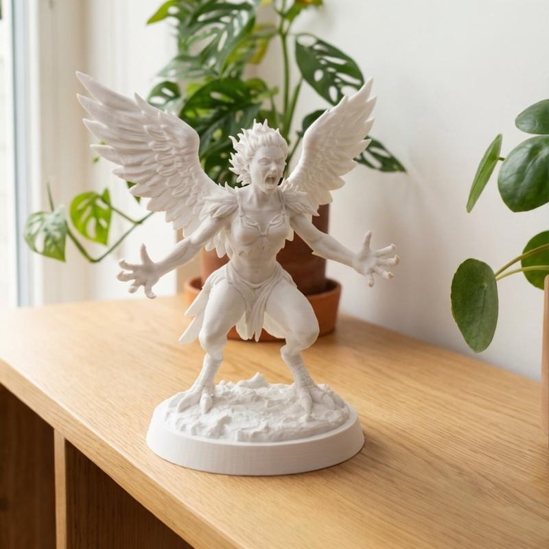 مجسمه دکوری هارپی از اساطیر یونانی