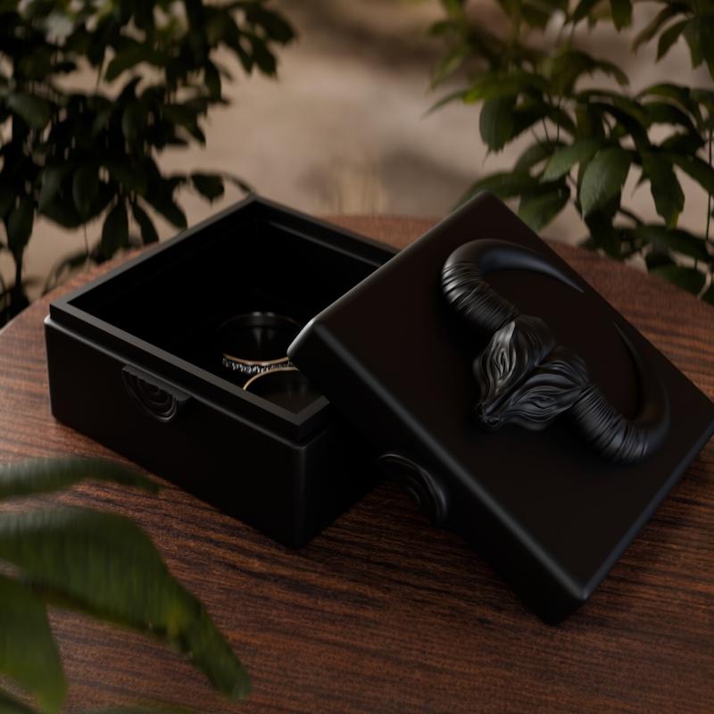 جعبه دکوراتیو نگهبان شاخدار