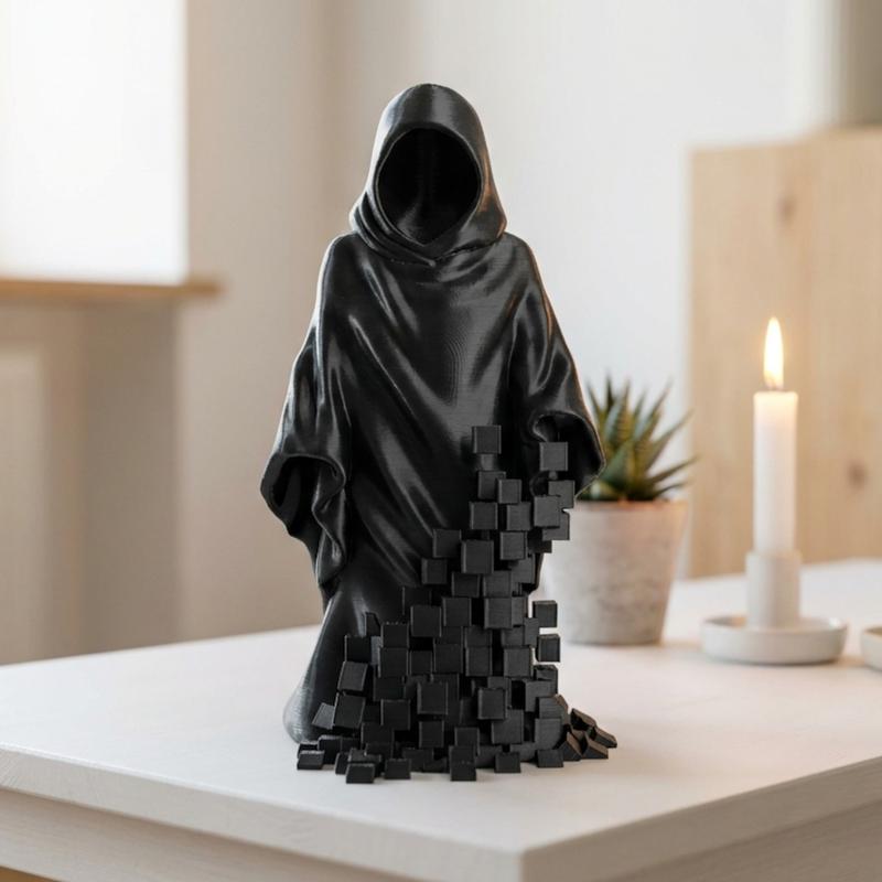 مجسمه دکوری فرشته مرگ پیکسلی