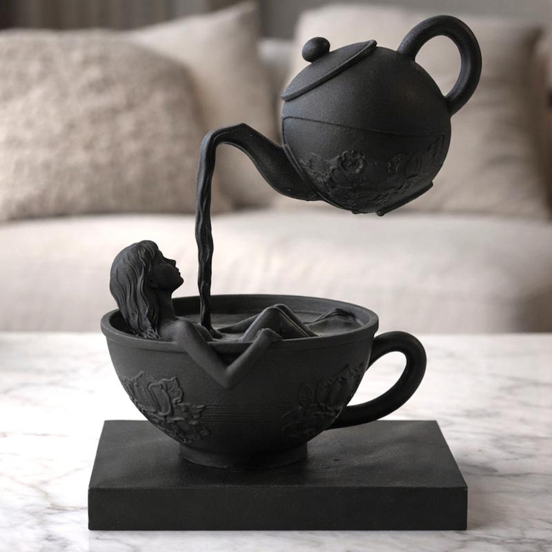 مجسمه دکوری فانتزی زمان چای