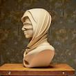 مجسمه دکوری زن چشم بسته