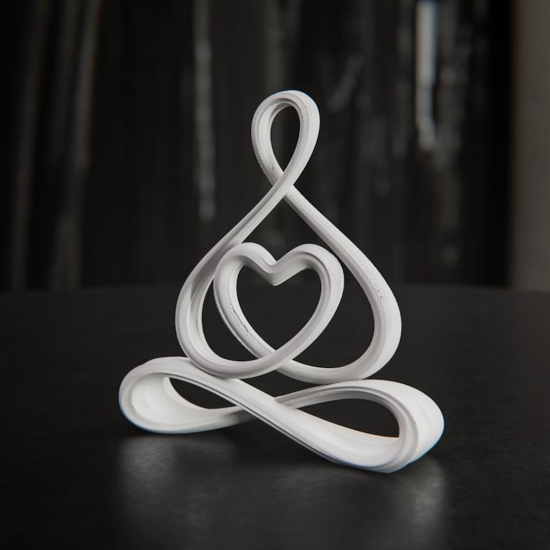 مجسمه دکوری عشق بی نهایت