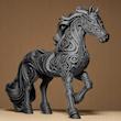 مجسمه دکوری اسب دیزاین شده