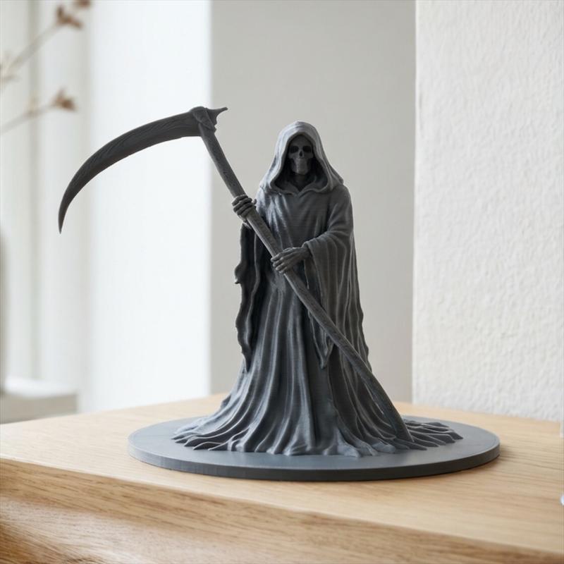 مجسمه دکوری فرشته مرگ با داس