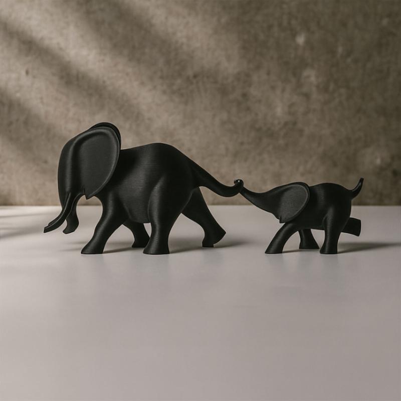 دکوری فیل مادر و بچه