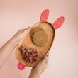 ظروف غذای کودک طرح خرگوش چوب طبیعی راش