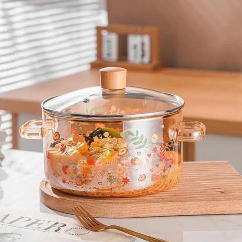 قابلمه پیرکس طرح میوه شامپاینی ۲/۵۰۰ میلی لیتر 