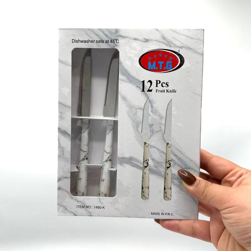 ست ۱۲ عددی چاقوی میوه‌خوری MTG کد ۱۴۸۰