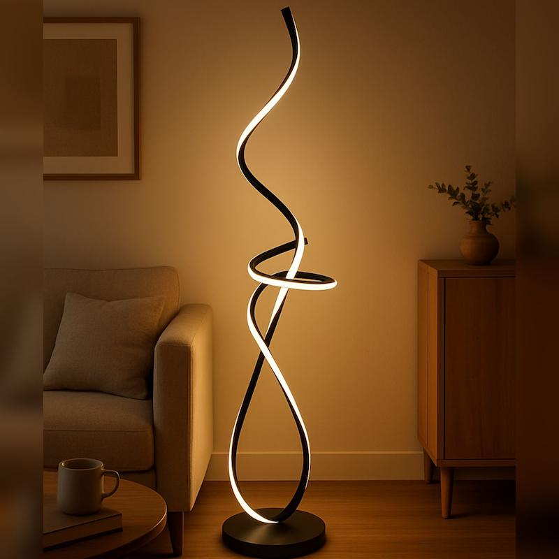 آباژور LED سه حالته مدرن مدل Spiral