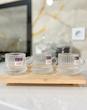ست ۶ عددی فنجان چای‌خوری دسته گرد Deli Glass