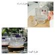 ست ۶ عددی فنجان چای‌خوری دسته گرد Deli Glass