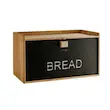جای نان چوب طبیعی رابروود با درب فلزی
