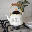 کتری لعابی مدل sweet home