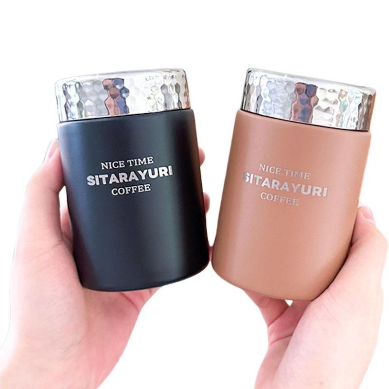 ماگ استیل دوجداره سیتارایوری (SITARAYURI) a23 | درب فلزی