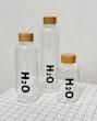 بطری آب پیرکس H2o درب بامبو