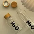 بطری آب پیرکس H2o درب بامبو