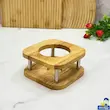 وارمر مربع قوری چوب و استیل
