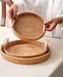 ست سه عددی سینی حصیری راتان A1