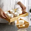 سینی چوبی پذیرایی رابروود 