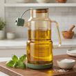 روغن ریز پیرکس استوانه با درب سیلیکونی