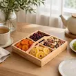 ظرف پذیرایی ۴ خانه چوب طبیعی رابروود