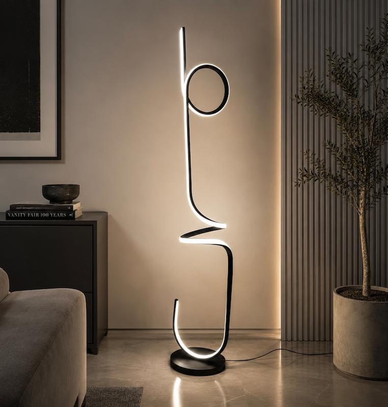 آباژور ایستاده مدرن LED مدل Infinity 