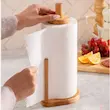 جا دستمال رولی چوبی میله دار 