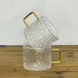 فنجان قهوه پیرکس برفی دسته عسلی | تک عددی