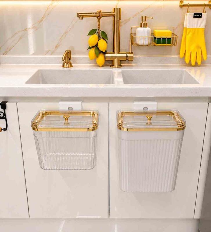 سطل کابینتی اکرولیک طرح کریستالی