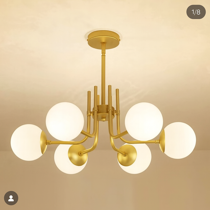 لوستر حبابی مناسب پذیرایی و محل کار و اتاق خواب کد A211.6