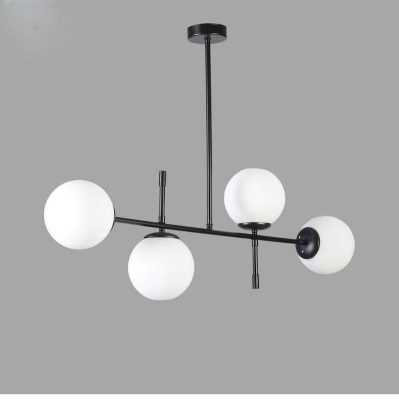لوستر حبابی مدرن ۴ شعله کد k130.4