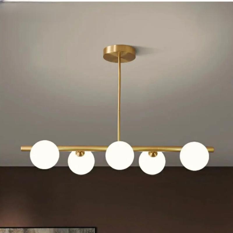 لوستر حبابی کانتری شیک و ساده ۵ شعله کد k141.5