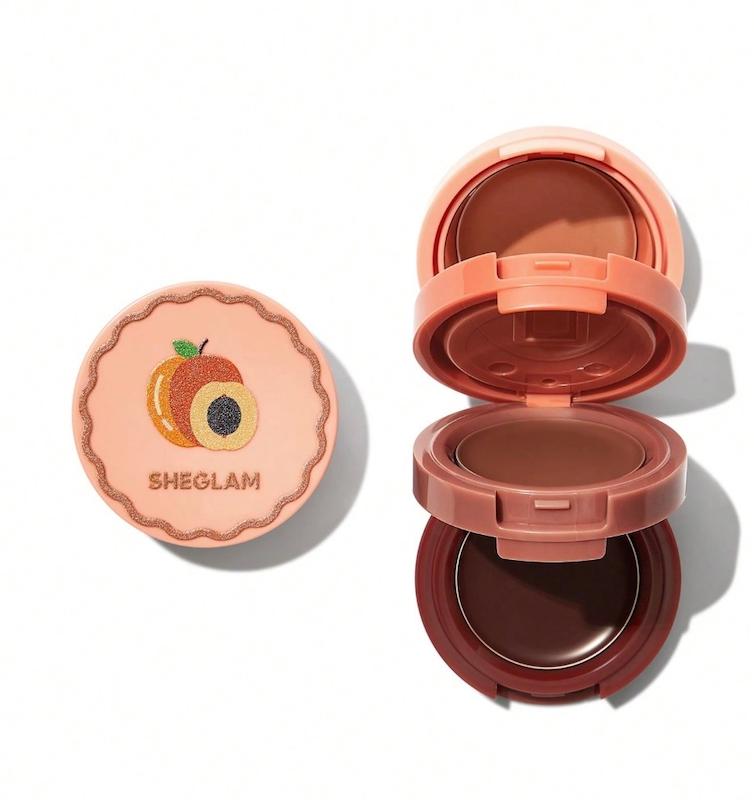 رژلب و رژگونه کرمی سه طبقه شیگلم Apricot Dream 