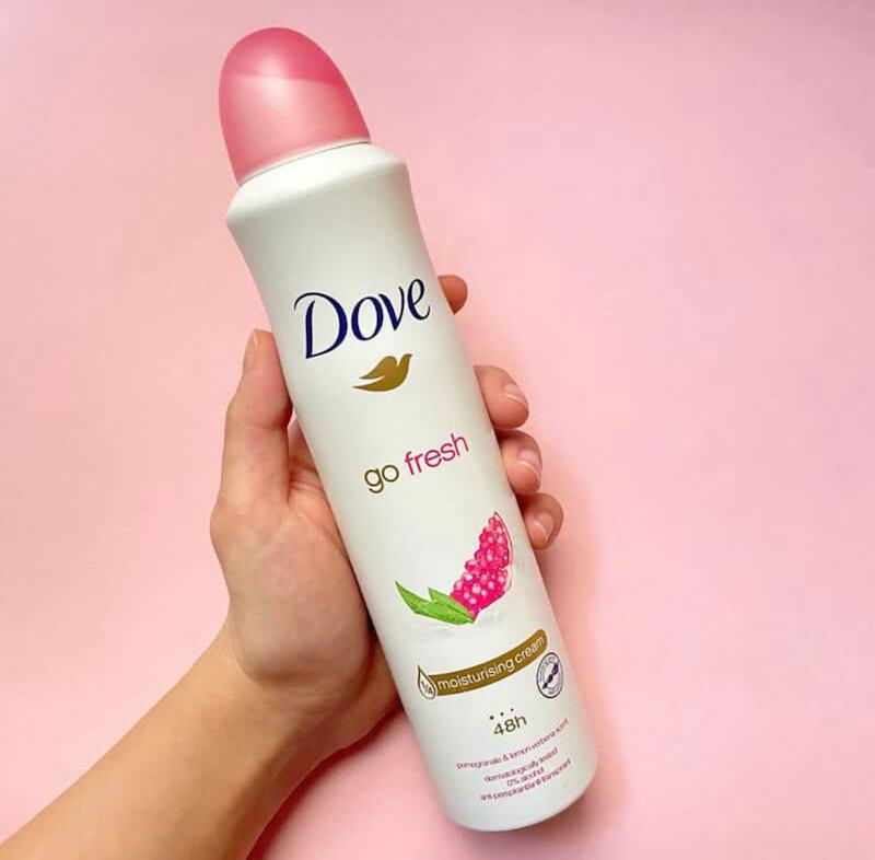 اسپری بدن ضد تعریق زنانه 48 ساعته مدل انار داو – 250ml