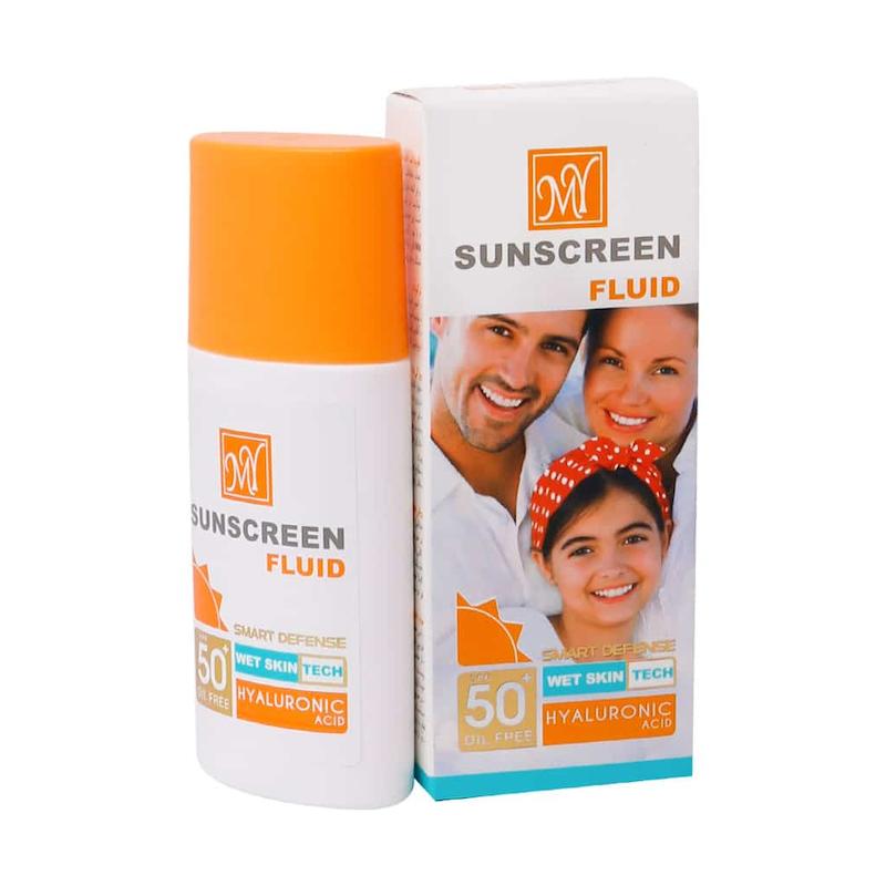 ضد آفتاب فلوئید مدل هیالورونیک اسید SPF50 مای (بی رنگ) – 50ml