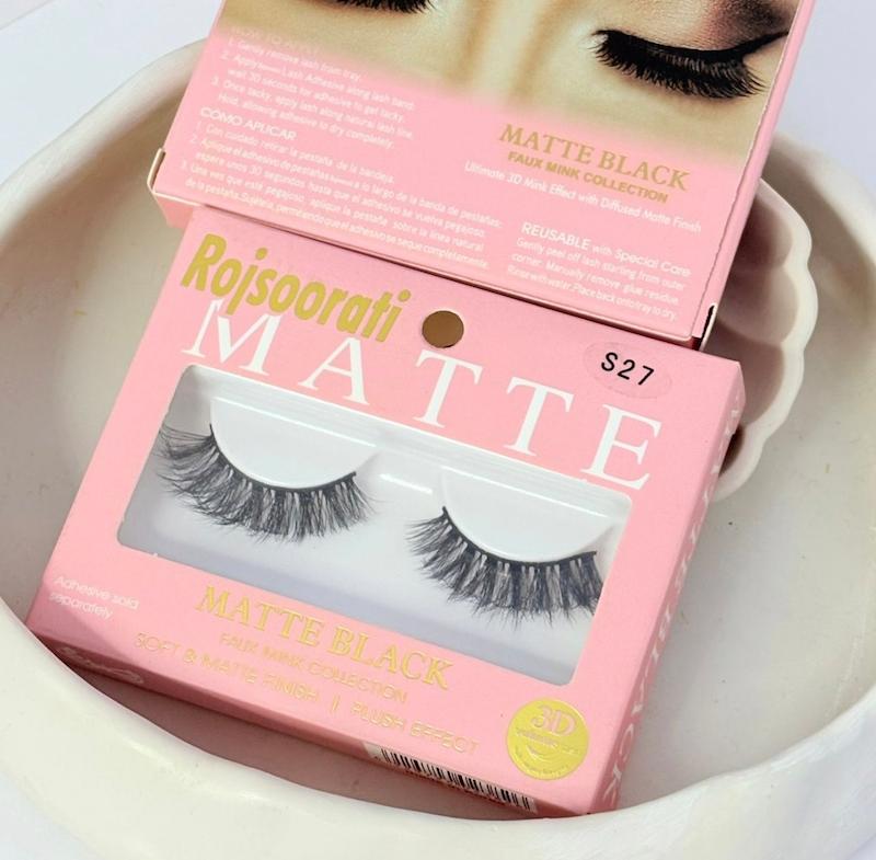 مژه مصنوعی سه بعدی رژ صورتی – شماره S27