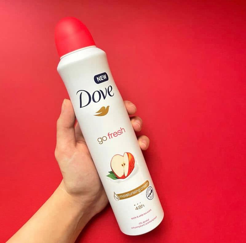 اسپری بدن ضد تعریق زنانه 48 ساعته مدل سیب داو – 250ml