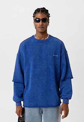 Essence Light Weight Sweatshirt Blue